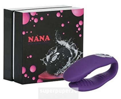 Вибратор для пар NANA G-spot Vibrtaor massager фиолетовый