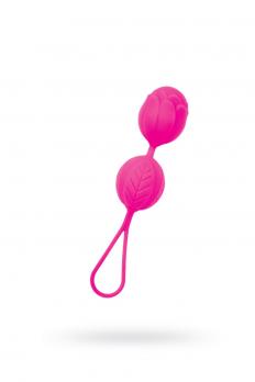 ВАГИНАЛЬНЫЕ ШАРИКИ TOYFA A-TOYS, СИЛИКОН, РОЗОВЫЙ, Ø 3,5 СМ