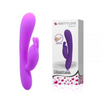 Вибромассажер HOBART Pretty Love с 3-мя ф-циями переминания, G-spot с извивающейся стимуляцией, 7 ф-ций вибрации