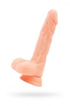 РЕАЛИСТИЧНЫЙ ФАЛЛОИМИТАТОР TOYFA A-TOYS, TPE, ТЕЛЕСНЫЙ, 14 СМ