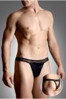 СТРИНГИ МУЖСКИЕ С ДОСТУПОМ SOFTLINE COLLECTION, ЧЕРНЫЙ, S/M