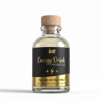 Массажный гель INTT Energy Drink, 30 мл, со вкусом энергетика — фото 2