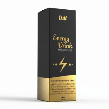 Массажный гель INTT Energy Drink, 30 мл, со вкусом энергетика — фото 3