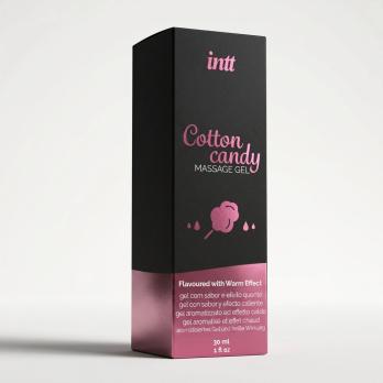 Массажный гель INTT Cotton Candy, 30 мл, с ароматом сахарной ваты — фото 2