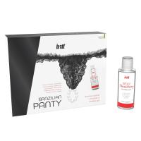 Набор INTT Brazilian Sliding Gel Strawberry + повязка (чёрная), 50 мл_1
