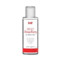 Набор INTT Brazilian Sliding Gel Strawberry + повязка (чёрная), 50 мл_2