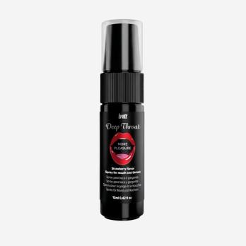 Спрей для оральных ласк INTT Deep Throat со вкусом клубники, флакон 12 мл — фото 2