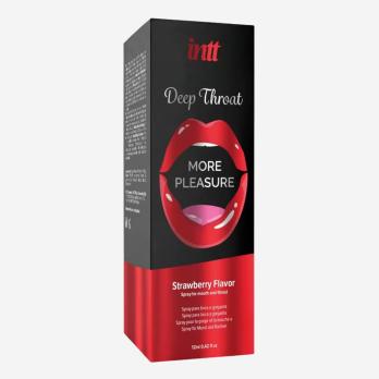 Спрей для оральных ласк INTT Deep Throat со вкусом клубники, флакон 12 мл — фото 3