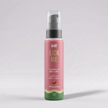 Массажный гель INTT Lick Me со вкусом арбуза, флакон 50 мл