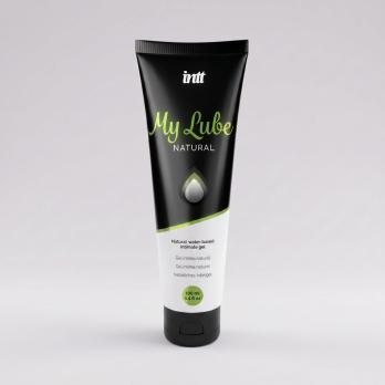 Интимный гель на водной основе INTT My Lube Natural, 100 мл, в упаковке