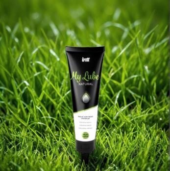 Интимный гель на водной основе INTT My Lube Natural, 100 мл, в упаковке — фото 2