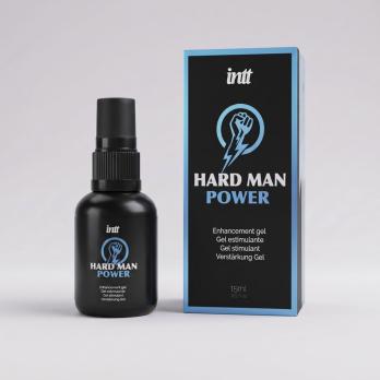 Массажный гель для мужчин INTT Hard Man Power, флакон 15 мл с дозатором