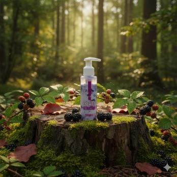 Флакон увлажняющего крем-геля для тела INTT Creamy Attraction Blackberry, 100 мл — фото 5