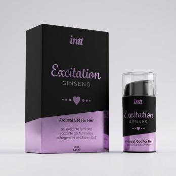 Возбуждающий интимный гель для неё INTT Excitation, вакуумный флакон 15 мл