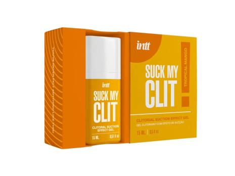 Гель для клитора INTT Suck My Clit со вкусом тропического манго, 15 мл