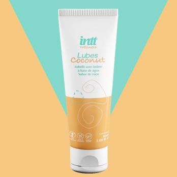 Увлажняющий гель INTT LUBES COCONUT, 50 г — интимная смазка со вкусом кокоса — фото 2