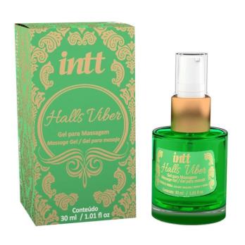 Массажный гель INTT HALLS VIBER с ледяным эффектом и мятным вкусом, 30 мл