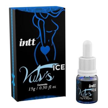 Стимулирующий гель INTT VULV'S ICE для женщин с аппликатором-пипеткой, 15 г