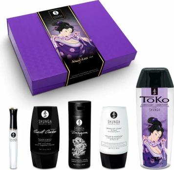Подарочный набор Shunga Naughtier Kit из 5 средств в упаковке — фото 2