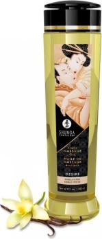 Флакон массажного масла Shunga Erotic Massage Oil с ароматом ванили