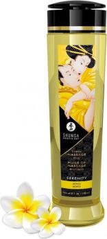 Флакон массажного масла Shunga Erotic Massage Oil с ароматом таитянской монои