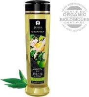Массажное масло Shunga Organica Erotic Massage Oil с ароматом зеленого чая 240 мл