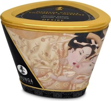 Свеча-масло для массажа Shunga «Ванильный фетиш» объемом 170 мл — фото 3