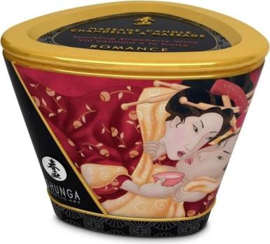 Массажная свеча Shunga «Клубничное вино» 170 мл — фото 3