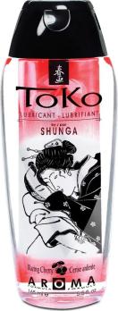 Ароматический лубрикант Shunga Toko Aroma «Пылающая вишня» во флаконе 165 мл