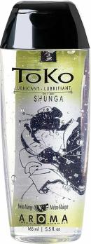 Флакон ароматического лубриканта Shunga Toko Aroma с ароматом дыни и манго, 165 мл