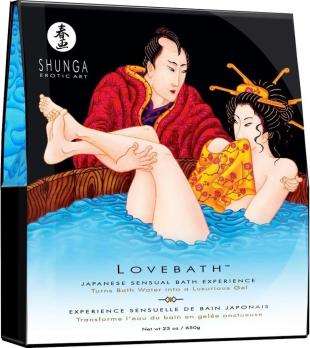 Упаковка порошка для ванны Shunga Lovebath «Океанское искушение», 650 г