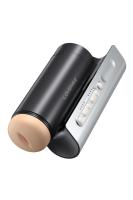 Вибромастурбатор нереалистичный Lovense Solace PRO, TPE, черный, 23,1 см_5