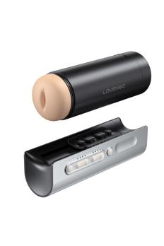 Автоматический мастурбатор Lovense Solace PRO черного цвета из TPE, 23,1 см — фото 4