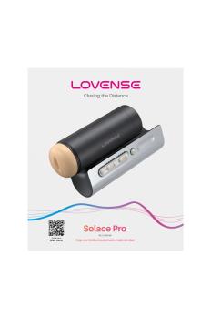 Автоматический мастурбатор Lovense Solace PRO черного цвета из TPE, 23,1 см — фото 8