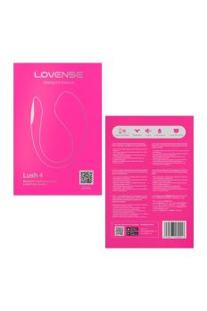 Розовое силиконовое виброяйцо Lovense Lush 4, 18,1 см — фото 5