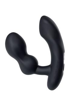 Черный силиконовый стимулятор простаты Lovense Edge 2 с гибкой шейкой, 12,4 см