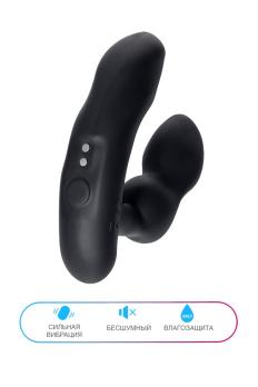 Черный силиконовый стимулятор простаты Lovense Edge 2 с гибкой шейкой, 12,4 см — фото 8