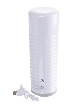 Белый мастурбатор в колбе Lovense Max 2 с рукавом из TPE, 24 см — фото 4