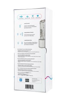 Белый мастурбатор в колбе Lovense Max 2 с рукавом из TPE, 24 см — фото 8
