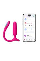 Розовый силиконовый анальный вибратор Lovense Lush Anal с дистанционным управлением
