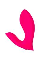 Вибратор с клиторальным стимулятором Lovense Flexer, силикон, розовый, 10,1 см_2