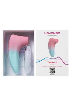 Розовый вакуумно-волновой стимулятор клитора Lovense Tenera 2 PulseSense из силикона — фото 5