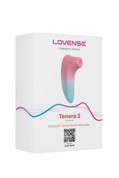 Розовый вакуумно-волновой стимулятор клитора Lovense Tenera 2 PulseSense из силикона — фото 6
