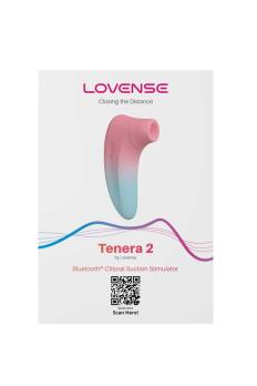 Розовый вакуумно-волновой стимулятор клитора Lovense Tenera 2 PulseSense из силикона — фото 7