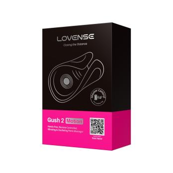 Бирюзовый силиконовый вибромастурбатор с осцилляцией Lovense Gush 2 Motion — фото 6