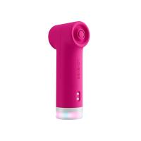Двухголовочный клиторальный вибратор Lovense Fizz, силикон, розовый, 12,5 см_1