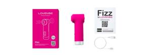 Двухголовочный клиторальный вибратор Lovense Fizz, силикон, розовый, 12,5 см_5