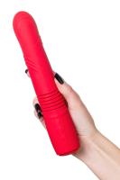 Фрикционный фаллоимитатор с вибрацией Lovense Gravity, красный, силикон, 25,9 см_6