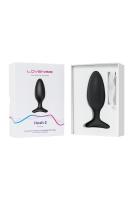 Анальная втулка Lovense Hush 2 (M), силикон, черная, 13,5 см, Ø 4,4 см_5