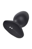 Анальная втулка Lovense Hush 2 (L), силикон, черная, 15 см, Ø 5,7 см_2
